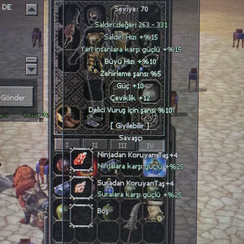  YARI İNSAN KILICI +9 55